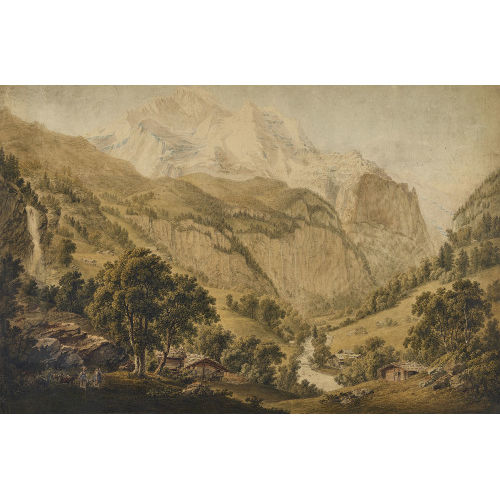 GABRIEL (GEN. LORY FILS) LORY : Lauterbrunnental mit Jungfrau (DOBIASCHOFSKY AUKTIONEN AG)