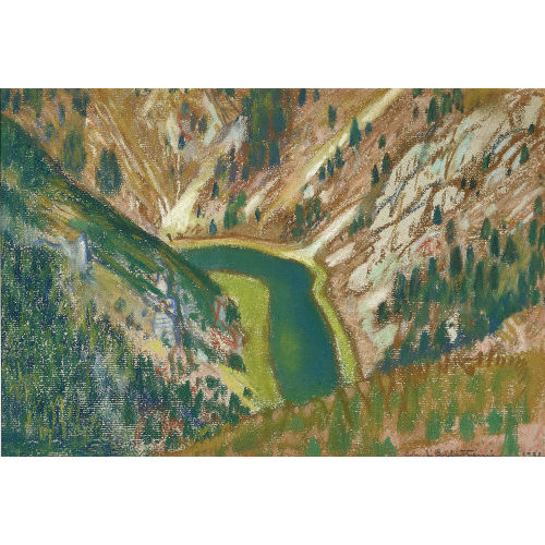 CHARLES L'EPLATTENIER : Vue sur Moron (DOBIASCHOFSKY AUKTIONEN AG)