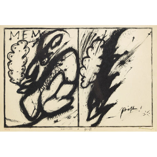 ARNULF RAINER : 'H�mm + Gloff' (DOBIASCHOFSKY AUKTIONEN AG)