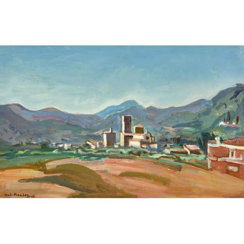 ANDR� PLANSON : 'Monast�re de Praglia (Padova)' (DOBIASCHOFSKY AUKTIONEN AG)