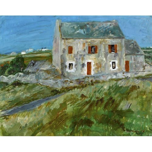 CHRISTIAN HUGUES CAILLARD : Paysage avec maison (DOBIASCHOFSKY AUKTIONEN AG)
