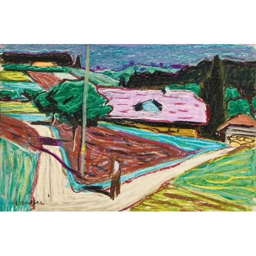 FRED STAUFFER : H�gelige Landschaft (DOBIASCHOFSKY AUKTIONEN AG)