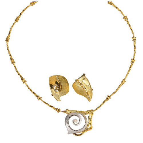 BICOLOR-DEMI-PARURE : (DOBIASCHOFSKY AUKTIONEN AG)