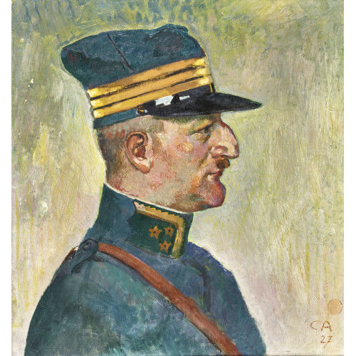 CUNO AMIET : 'Bildnis eines Offiziers' (DOBIASCHOFSKY AUKTIONEN AG)