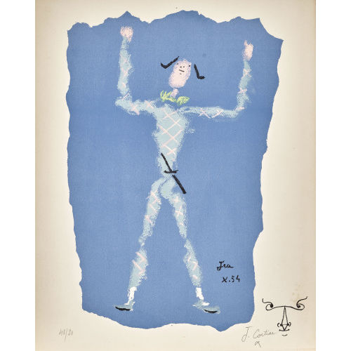 JEAN COCTEAU : Arlequin (DOBIASCHOFSKY AUKTIONEN AG)