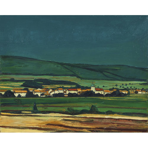 ALBERT SCHNYDER : 'Village Jurassien' (DOBIASCHOFSKY AUKTIONEN AG)