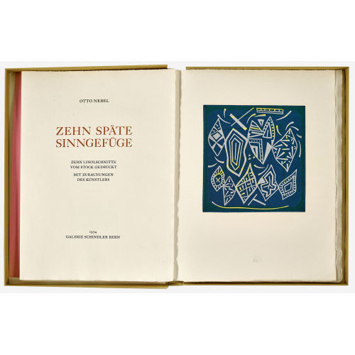 OTTO NEBEL : 'Zehn sp�te Sinngef�ge' (DOBIASCHOFSKY AUKTIONEN AG)