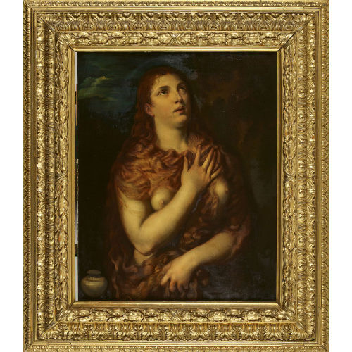 AUGUST WOLF : Die b�ssende Maria Magdalena (nach Tizian) (DOBIASCHOFSKY AUKTIONEN AG)