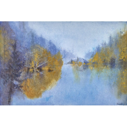 PETER JOHANN PERNATH : Herbstlicher Fluss (DOBIASCHOFSKY AUKTIONEN AG)