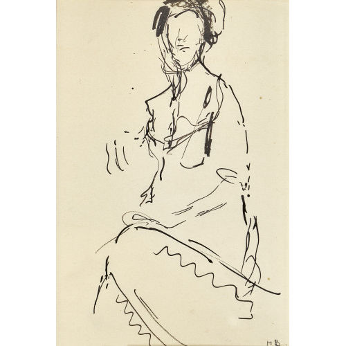 HANS BERGER : Sitzende (DOBIASCHOFSKY AUKTIONEN AG)