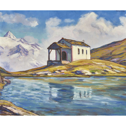 FRAN�OIS GOS : 'Notre-Dame des Neiges - Chapelle du Lac Noir' (DOBIASCHOFSKY AUKTIONEN AG)