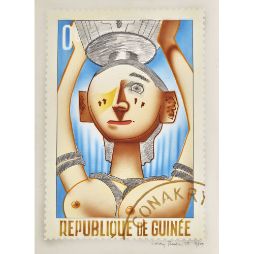 LARRY RIVERS : 'R�publique de Guin�e' (DOBIASCHOFSKY AUKTIONEN AG)