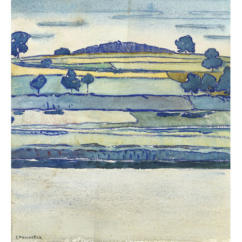 EMIL PROCHASKA : Weite Feldlandschaft (DOBIASCHOFSKY AUKTIONEN AG)