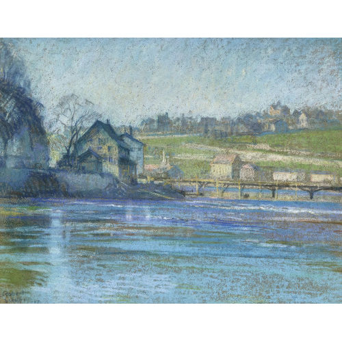 PAUL TH�OPHILE ROBERT : Au bord de l'eau (DOBIASCHOFSKY AUKTIONEN AG)