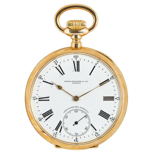 PATEK PHILIPPE : Open-face pocket watch 'Chronometro Gondolo' (DOBIASCHOFSKY AUKTIONEN AG)