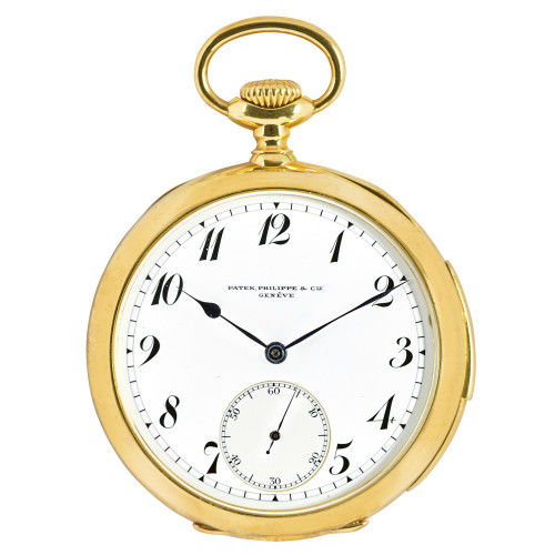 PATEK PHILIPPE : Open-face pocket watch with complication (DOBIASCHOFSKY AUKTIONEN AG)