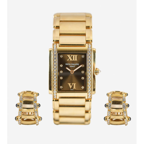 PATEK PHILIPPE : Large lady's wristwatch 'Twenty-4' (DOBIASCHOFSKY AUKTIONEN AG)