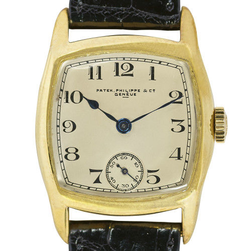 PATEK PHILIPPE : Art Deco gentleman's wristwatch (DOBIASCHOFSKY AUKTIONEN AG)