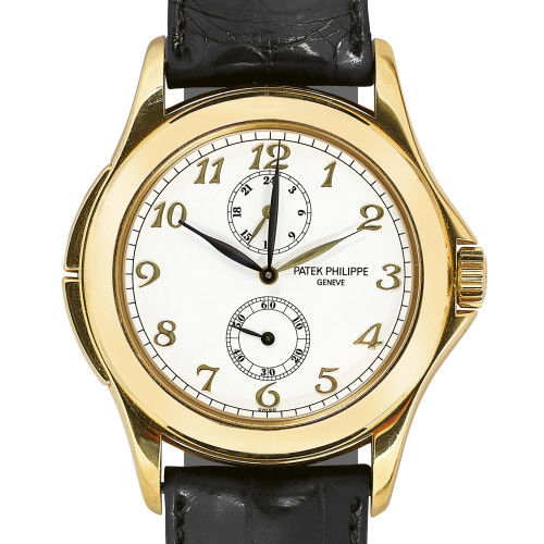 PATEK PHILIPPE : Gentleman's wristwatch 'Travel Time' (DOBIASCHOFSKY AUKTIONEN AG)