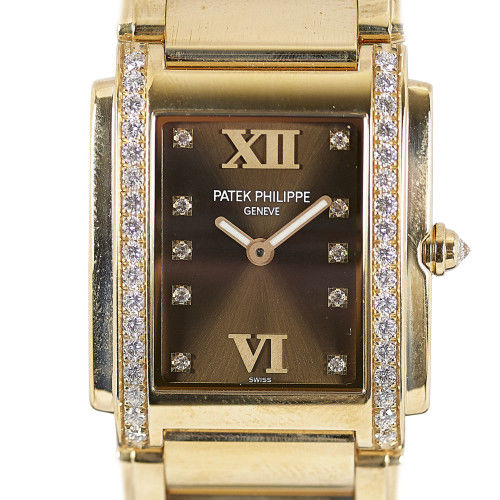 PATEK PHILIPPE : Large lady's wristwatch 'Twenty-4' (DOBIASCHOFSKY AUKTIONEN AG)