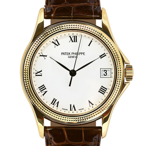 PATEK PHILIPPE : Gentleman's wristwatch with 'clous de Paris' bezel (DOBIASCHOFSKY AUKTIONEN AG)