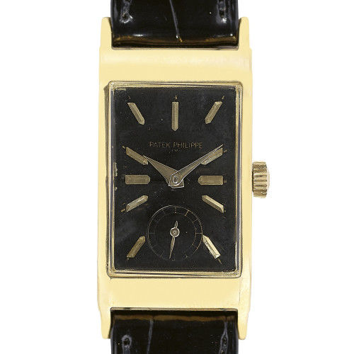PATEK PHILIPPE : Gentleman's wristwatch, so-called 'Tegolino' (DOBIASCHOFSKY AUKTIONEN AG)