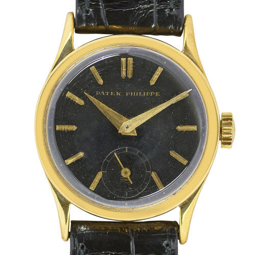 PATEK PHILIPPE : Gentleman's wristwatch 'Calatrava' (DOBIASCHOFSKY AUKTIONEN AG)