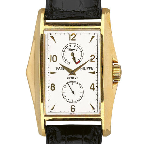 PATEK PHILIPPE : Gentleman's wristwatch '10 Days', limited edition (DOBIASCHOFSKY AUKTIONEN AG)