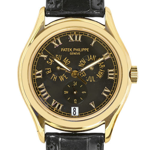 PATEK PHILIPPE : Gentleman's wristwatch 'Annual Calendar, Superlumin' (DOBIASCHOFSKY AUKTIONEN AG)