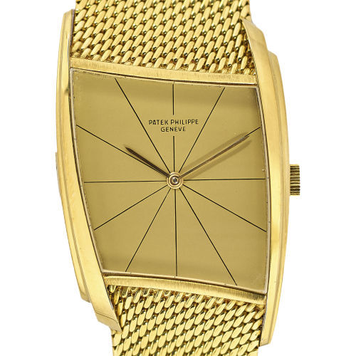 PATEK PHILIPPE : Gentleman's wristwatch designed by Gilbert Albert (DOBIASCHOFSKY AUKTIONEN AG)