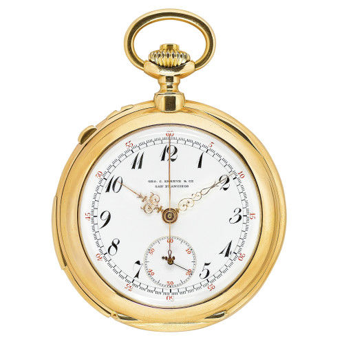 PATEK PHILIPPE : Open-face pocket watch with three horological complications (DOBIASCHOFSKY AUKTIONEN AG)