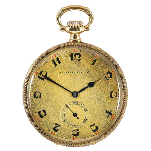 TAVANNES WATCH CO. : Art Deco pocket watch (DOBIASCHOFSKY AUKTIONEN AG)