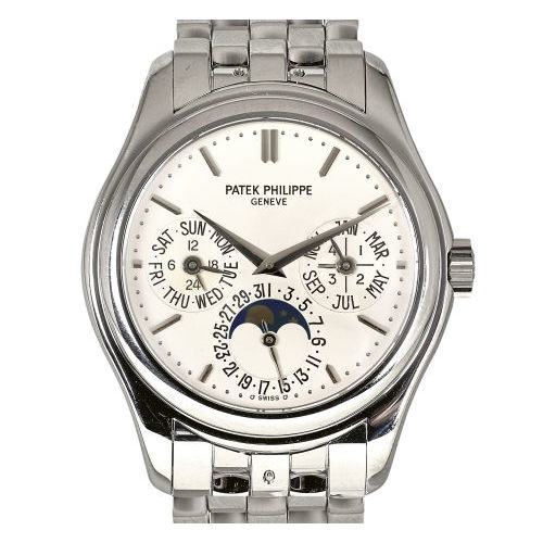 PATEK PHILIPPE : Gentleman's wristwatch 'Perpetual Calendar' (DOBIASCHOFSKY AUKTIONEN AG)