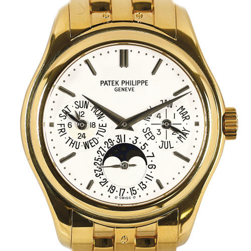PATEK PHILIPPE : Gentleman's wristwatch 'Perpetual Calendar' (DOBIASCHOFSKY AUKTIONEN AG)