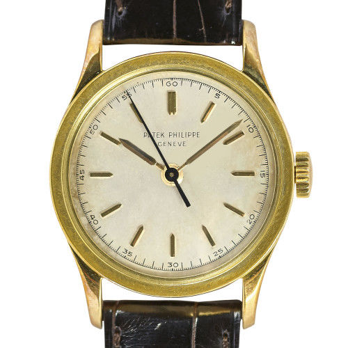PATEK PHILIPPE : Gentleman's wristwatch 'Calatrava' (DOBIASCHOFSKY AUKTIONEN AG)