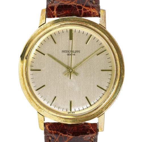 PATEK PHILIPPE : Gentleman's wristwatch with back-winder (DOBIASCHOFSKY AUKTIONEN AG)