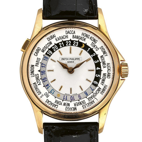 PATEK PHILIPPE : Gentleman's wristwatch 'World Time' (DOBIASCHOFSKY AUKTIONEN AG)