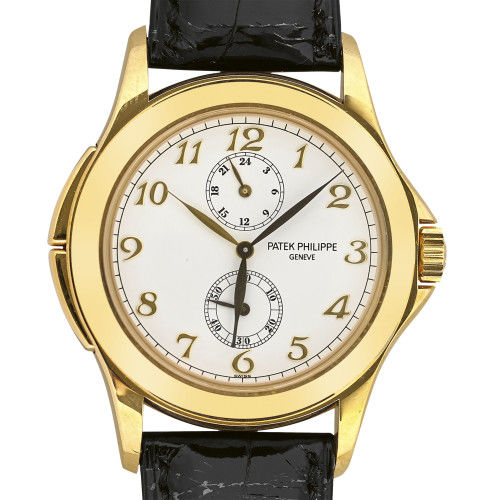 PATEK PHILIPPE : Gentleman's wristwatch 'Travel Time' (DOBIASCHOFSKY AUKTIONEN AG)
