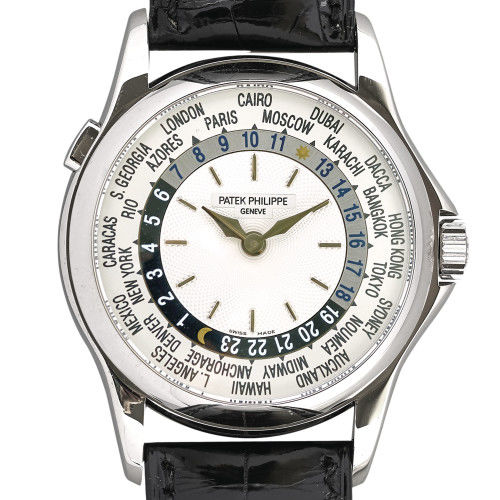 PATEK PHILIPPE : Gentleman's wristwatch 'World Time' (DOBIASCHOFSKY AUKTIONEN AG)