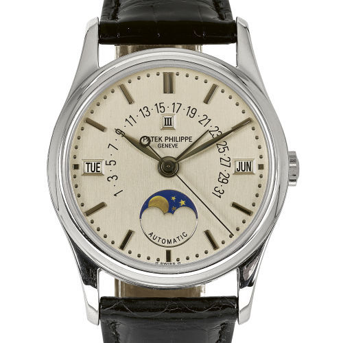 PATEK PHILIPPE : Gentleman's wristwatch 'Perpetual Calendar' (DOBIASCHOFSKY AUKTIONEN AG)