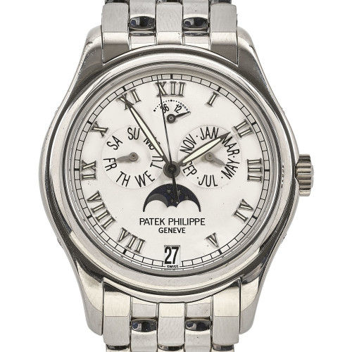 PATEK PHILIPPE : Gentleman's wristwatch 'Annual Calendar' (DOBIASCHOFSKY AUKTIONEN AG)