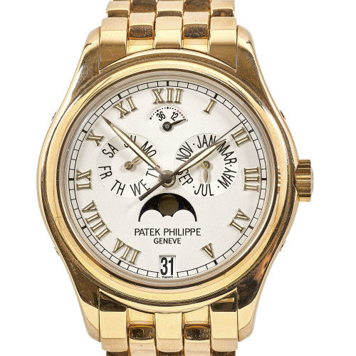 PATEK PHILIPPE : Gentleman's wristwatch 'Annual Calendar' (DOBIASCHOFSKY AUKTIONEN AG)