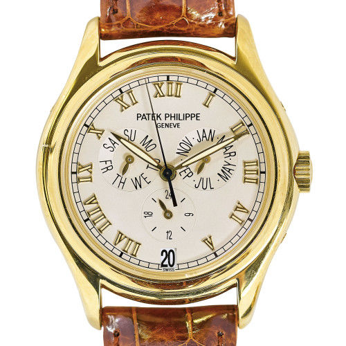 PATEK PHILIPPE : Gentleman's wristwatch 'Annual Calendar' (DOBIASCHOFSKY AUKTIONEN AG)