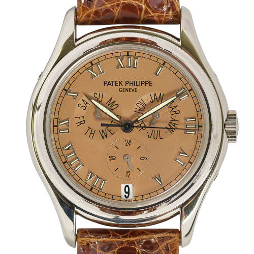 PATEK PHILIPPE : Gentleman's wristwatch 'Annual Calendar' (DOBIASCHOFSKY AUKTIONEN AG)