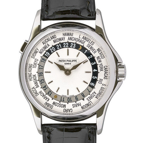 PATEK PHILIPPE : Gentleman's wristwatch 'World Time' (DOBIASCHOFSKY AUKTIONEN AG)
