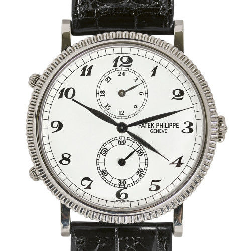PATEK PHILIPPE : Gentleman's wristwatch 'Travel Time' (DOBIASCHOFSKY AUKTIONEN AG)
