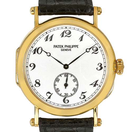 PATEK PHILIPPE : Gentleman's wristwatch 'Officier jubilaire', limited edition (DOBIASCHOFSKY AUKTIONEN AG)