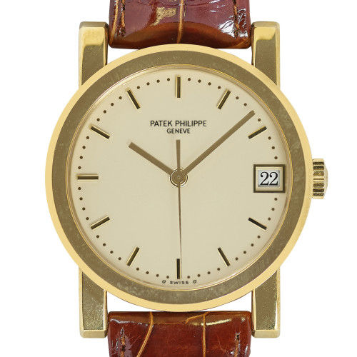 PATEK PHILIPPE : Round-shaped gentleman's wristwatch (DOBIASCHOFSKY AUKTIONEN AG)