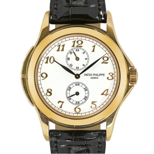 PATEK PHILIPPE : Gentleman's wristwatch 'Travel Time' (DOBIASCHOFSKY AUKTIONEN AG)