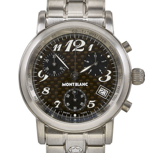 MONTBLANC : Gentleman's wristwatch 'Large chrono quartz' (DOBIASCHOFSKY AUKTIONEN AG)